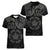 Viking Pride of Yorkshire Women V-Neck T-Shirt Black Odin’s Ravens Nordic - Wonder Print Shop