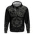 Viking Pride of Yorkshire Zip Hoodie Black Odin’s Ravens Nordic - Wonder Print Shop