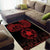 Viking Pride of Yorkshire Area Rug Red Odin’s Ravens Nordic - Wonder Print Shop