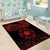 Viking Pride of Yorkshire Area Rug Red Odin’s Ravens Nordic - Wonder Print Shop
