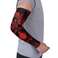 Viking Pride of Yorkshire Arm Sleeves Red Odin’s Ravens Nordic - Wonder Print Shop