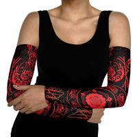 Viking Pride of Yorkshire Arm Sleeves Red Odin’s Ravens Nordic - Wonder Print Shop