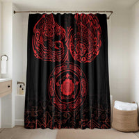Viking Pride of Yorkshire Bathroom Set Red Odin’s Ravens Nordic - Wonder Print Shop
