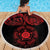 Viking Pride of Yorkshire Beach Blanket Red Odin’s Ravens Nordic - Wonder Print Shop