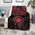 Viking Pride of Yorkshire Blanket Red Odin’s Ravens Nordic - Wonder Print Shop