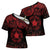 Viking Pride of Yorkshire Cross Shoulder Shirt Red Odin’s Ravens Nordic - Wonder Print Shop