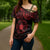 Viking Pride of Yorkshire Cross Shoulder Shirt Red Odin’s Ravens Nordic - Wonder Print Shop