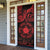 Viking Pride of Yorkshire Door Cover Red Odin’s Ravens Nordic - Wonder Print Shop