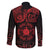 Viking Pride of Yorkshire Family Matching Long Sleeve Bodycon Dress and Hawaiian Shirt Red Odin’s Ravens Nordic - Wonder Print Shop