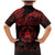 Viking Pride of Yorkshire Family Matching Mermaid Dress and Hawaiian Shirt Red Odin’s Ravens Nordic - Wonder Print Shop