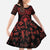 Viking Pride of Yorkshire Family Matching Mermaid Dress and Hawaiian Shirt Red Odin’s Ravens Nordic - Wonder Print Shop