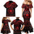 Viking Pride of Yorkshire Family Matching Mermaid Dress and Hawaiian Shirt Red Odin’s Ravens Nordic - Wonder Print Shop