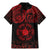 Viking Pride of Yorkshire Family Matching Mermaid Dress and Hawaiian Shirt Red Odin’s Ravens Nordic - Wonder Print Shop
