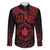 Viking Pride of Yorkshire Family Matching Mermaid Dress and Hawaiian Shirt Red Odin’s Ravens Nordic - Wonder Print Shop