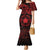 Viking Pride of Yorkshire Family Matching Mermaid Dress and Hawaiian Shirt Red Odin’s Ravens Nordic - Wonder Print Shop