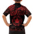 Viking Pride of Yorkshire Family Matching Off Shoulder Maxi Dress and Hawaiian Shirt Red Odin’s Ravens Nordic - Wonder Print Shop