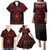 Viking Pride of Yorkshire Family Matching Puletasi and Hawaiian Shirt Red Odin’s Ravens Nordic - Wonder Print Shop