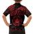 Viking Pride of Yorkshire Family Matching Short Sleeve Bodycon Dress and Hawaiian Shirt Red Odin’s Ravens Nordic - Wonder Print Shop