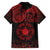Viking Pride of Yorkshire Family Matching Short Sleeve Bodycon Dress and Hawaiian Shirt Red Odin’s Ravens Nordic - Wonder Print Shop