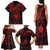 Viking Pride of Yorkshire Family Matching Tank Maxi Dress and Hawaiian Shirt Red Odin’s Ravens Nordic - Wonder Print Shop