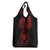 Viking Pride of Yorkshire Grocery Bag Red Odin’s Ravens Nordic - Wonder Print Shop