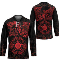 Viking Pride of Yorkshire Hockey Jersey Red Odin’s Ravens Nordic - Wonder Print Shop
