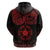 Viking Pride of Yorkshire Hoodie Red Odin’s Ravens Nordic - Wonder Print Shop