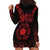 Viking Pride of Yorkshire Hoodie Dress Red Odin’s Ravens Nordic - Wonder Print Shop
