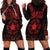Viking Pride of Yorkshire Hoodie Dress Red Odin’s Ravens Nordic - Wonder Print Shop