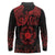 Viking Pride of Yorkshire Long Sleeve Polo Shirt Red Odin’s Ravens Nordic - Wonder Print Shop