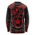 Viking Pride of Yorkshire Long Sleeve Shirt Red Odin’s Ravens Nordic - Wonder Print Shop