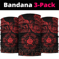 Viking Pride of Yorkshire Neck Gaiter Red Odin’s Ravens Nordic - Wonder Print Shop