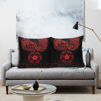 Viking Pride of Yorkshire Pillow Cover Red Odin’s Ravens Nordic - Wonder Print Shop