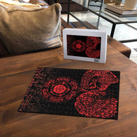 Viking Pride of Yorkshire Puzzle Red Odin’s Ravens Nordic - Wonder Print Shop