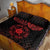 Viking Pride of Yorkshire Quilt Bed Set Red Odin’s Ravens Nordic - Wonder Print Shop