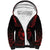 Viking Pride of Yorkshire Sherpa Hoodie Red Odin’s Ravens Nordic - Wonder Print Shop