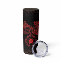 Viking Pride of Yorkshire Skinny Tumbler Red Odin’s Ravens Nordic - Wonder Print Shop