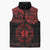 Viking Pride of Yorkshire Sleeveless Puffer Jacket Red Odin’s Ravens Nordic - Wonder Print Shop