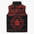 Viking Pride of Yorkshire Sleeveless Puffer Jacket Red Odin’s Ravens Nordic - Wonder Print Shop