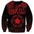 Viking Pride of Yorkshire Sweatshirt Red Odin’s Ravens Nordic - Wonder Print Shop