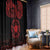 Viking Pride of Yorkshire Window Curtain Red Odin’s Ravens Nordic - Wonder Print Shop