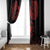 Viking Pride of Yorkshire Window Curtain Red Odin’s Ravens Nordic - Wonder Print Shop