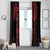 Viking Pride of Yorkshire Window Curtain Red Odin’s Ravens Nordic - Wonder Print Shop
