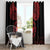 Viking Pride of Yorkshire Window Curtain Red Odin’s Ravens Nordic - Wonder Print Shop