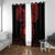 Viking Pride of Yorkshire Window Curtain Red Odin’s Ravens Nordic - Wonder Print Shop