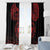Viking Pride of Yorkshire Window Curtain Red Odin’s Ravens Nordic - Wonder Print Shop