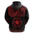 Viking Pride of Yorkshire Zip Hoodie Red Odin’s Ravens Nordic - Wonder Print Shop