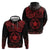 Viking Pride of Yorkshire Zip Hoodie Red Odin’s Ravens Nordic - Wonder Print Shop