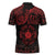 Viking Pride of Yorkshire Zipper Polo Shirt Red Odin’s Ravens Nordic - Wonder Print Shop
