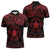 Viking Pride of Yorkshire Zipper Polo Shirt Red Odin’s Ravens Nordic - Wonder Print Shop